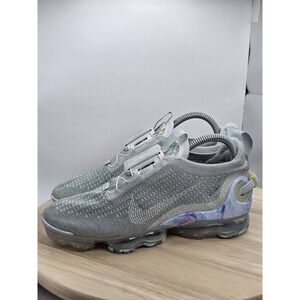 Women's Sz 7 - Nike Air VaporMax Flyknit Low Top Sneaker Summit White CJ6741-100
